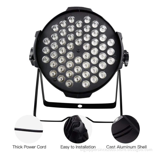 LP001 LED Par Lights 54x3w rgbw LED DMX colour wash Par Can Stage Lighting Super Bright for Wedding DJ Event Party Show